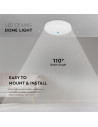 V-TAC 15W LED Плафон SAMSUNG Чип Frameless Кръг 3000 IP44 120/W - 2113889 - 5