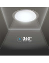 V-TAC 20W-40W-20W LED Дизайнерски Плафон Дистанционно Сменяем Сп. Ринг Ф400 - 2114741 - 8