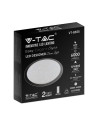V-TAC 30W 60W30W LED Дизайнерски Плафон Дистанционно Димиращ Ринг Ф555 - 2114551 - 10