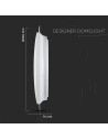 V-TAC 30W 60W30W LED Дизайнерски Плафон Дистанционно Димиращ Ринг Ф555 - 2114551 - 11