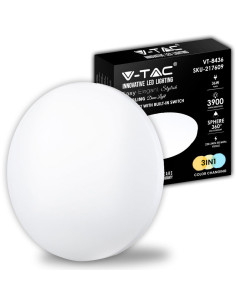 V-TAC 36W LED Плафон Мат Ф450 3000-6500 Сменяем Спектър - 217609 2