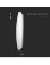 V-TAC 36W LED Плафон Мат Ф450 3000-6500 Сменяем Спектър - 217609 - 4