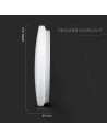 V-TAC 24W LED Плафон Мат Ф300 3000-6500 Сменяем Спектър - 217607 - 3