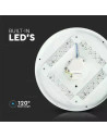 V-TAC 24W LED Плафон Мат Ф300 3000-6500 Сменяем Спектър - 217607 - 6