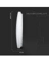 V-TAC 18W LED Плафон Мат Ф300 3000-6500 Сменяем Спектър - 217605 - 3