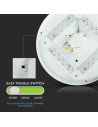V-TAC 36W LED Плафон Звезди Ф450 3в1 Сменяем Спектър - 217608 - 6