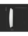 V-TAC 18W LED Плафон Звезди Ф300 3в1 Сменяем Спектър - 217604 - 2