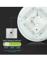 V-TAC 18W LED Плафон Звезди Ф300 3в1 Сменяем Спектър - 217604 - 5