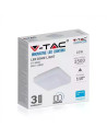 V-TAC 25W LED Плафон SAMSUNG Чип Frameless Квадрат 3000 IP44 100/W - 13959 - 2