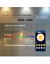 V-TAC 20W LED Брожектор Bluetooth Бяло Тяло RGB + W - 5984 - 8