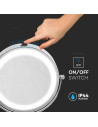 V-TAC 3 LED Огледало Настолно 4 x AA Батерии Тяло Никел - 6629 - 7
