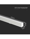 V-TAC 40W LED Linear Hanging Suspension Light : Up & Down System 3IN1 White Body - 10469 - 2
