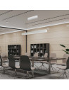 V-TAC 40W LED Linear Hanging Suspension Light : Up & Down System 3IN1 White Body - 10469 - 3