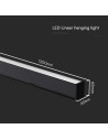 V-TAC 40W LED Linear Hanging Suspension Light : Up & Down System 3IN1 Black Body - 10468 - 6