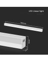 V-TAC 40W LED Линейно Тяло Бяло 4000K - 10138 - 4