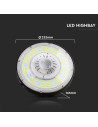 V-TAC LED Камбана 100W Meanwell Driver 4000K Димираща - 7655 - 2