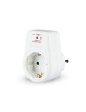 V-TAC 1 Щепсел Адаптер 16А 250V Бял Защита - 8809 - 2
