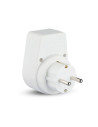 V-TAC 1 Щепсел Адаптер 16А 250V Бял Защита - 8809 - 10