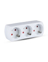 V-TAC 3 Щепсел Разклонител 10/16А 250V Бял - 8789 - 6