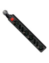 V-TAC 8 Гнезда Комбиниран Разклонител с Ключ Кабел 1.5м Черен - 8773 - 4
