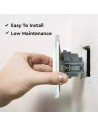V-TAC Контакт EU 16А Стъклен Панел Бял - 8379 - 5