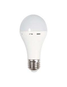 V-tac LED Крушка - 9W E27 A60 Пластик Аварийна 4000К 7010 - Цена | LEDs4economy
