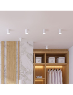V-TAC GU10 Корпус Външен Монтаж Бял - 10379 - Цена | LEDs4economy 2