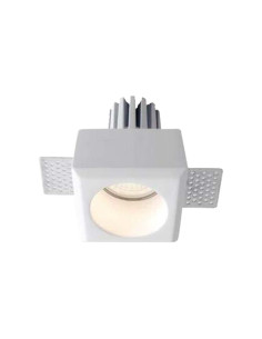 V-TAC GU10 Гипсова Отливка Кръг Бяла - 6761 - Цена | LEDs4economy