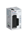 V-TAC GU10 Корпус Кръг Черен - 2971 - 3