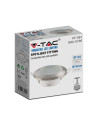 V-TAC GU10 Корпус Кръг Сатен Никел - 6700 - 4