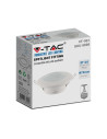 V-TAC GU10 Корпус Кръг Бял - 6698 - 3