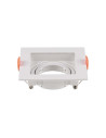 V-TAC GU10 Корпус Квадрат Бял - 6656