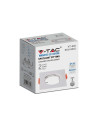 V-TAC GU10 Корпус Квадрат Бял - 6642 - 2