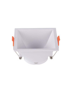 V-TAC GU10 Корпус Квадрат Бял - 6638 - Цена | LEDs4economy