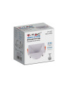 V-TAC GU10 Корпус Квадрат Бял - 6638 - 5