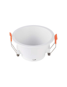 V-TAC GU10 Корпус Кръг Бял - 6636 - Цена | LEDs4economy