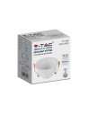 V-TAC GU10 Корпус Кръг Бял - 6636 - 2