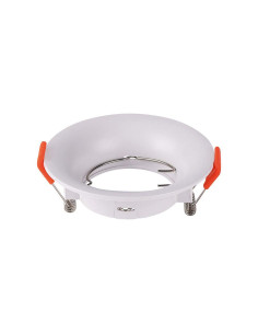 V-TAC GU10 Корпус Кръг Бял - 6632 - Цена | LEDs4economy