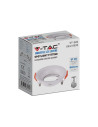 V-TAC GU10 Корпус Кръг Бял - 6632 - 4
