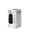 V-TAC GU10 Отливка Външен Монтаж Черна Ф70 - 8945 - 6