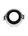 V-TAC GU10 Отливка Кръг Бяло+Черно - 3153