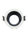 V-TAC GU10 Отливка Кръг Бяло+Черно - 3153 - 3