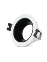V-TAC GU10 Отливка Кръг Бяло+Черно - 3153 - 6