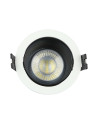 V-TAC GU10 Отливка Кръг Бяло+Черно - 3153 - 10