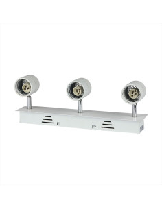 V-TAC 3 x GU10 Корпус Луна Релсов Монтаж Бял - 3619 - Цена | LEDs4economy 2