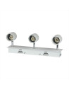 V-TAC 3 x GU10 Корпус Луна Релсов Монтаж Бял - 3619 - 2