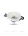 V-TAC GU10 Корпус Кръг Бял - 3697