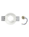 V-TAC GU10 Корпус Кръг Бял - 3697 - 4