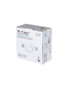 V-TAC GU10 Корпус Кръг Бял - 3697 - 5