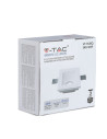 V-TAC GU10 Гипсова Отливка Квадрат Бял - 3649 - 6